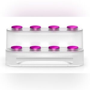 Dyson Airwrap styler display stand (White clear /Fuchsia)